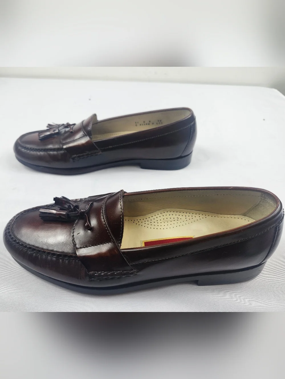 Cole Haan Men’s 11 D Brown Leather Tassel Loafers